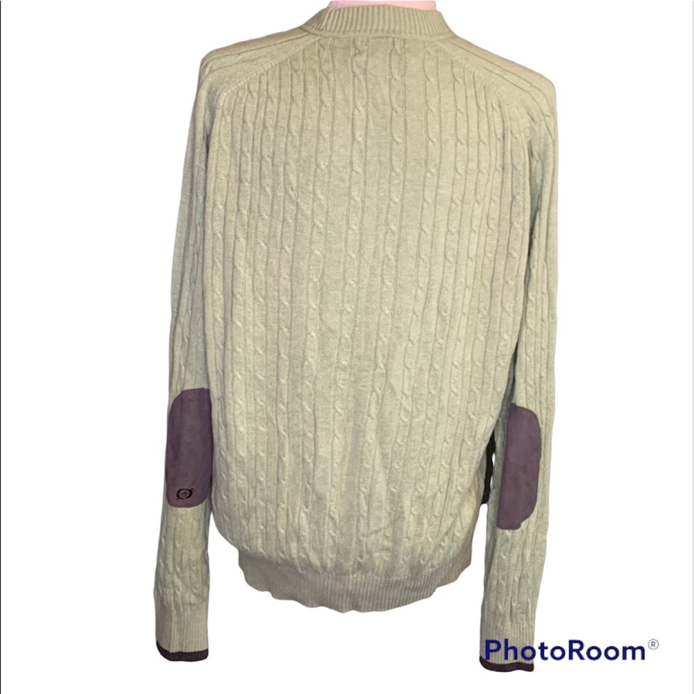 Børn Cable Knit Sweater Womens Size Large Green